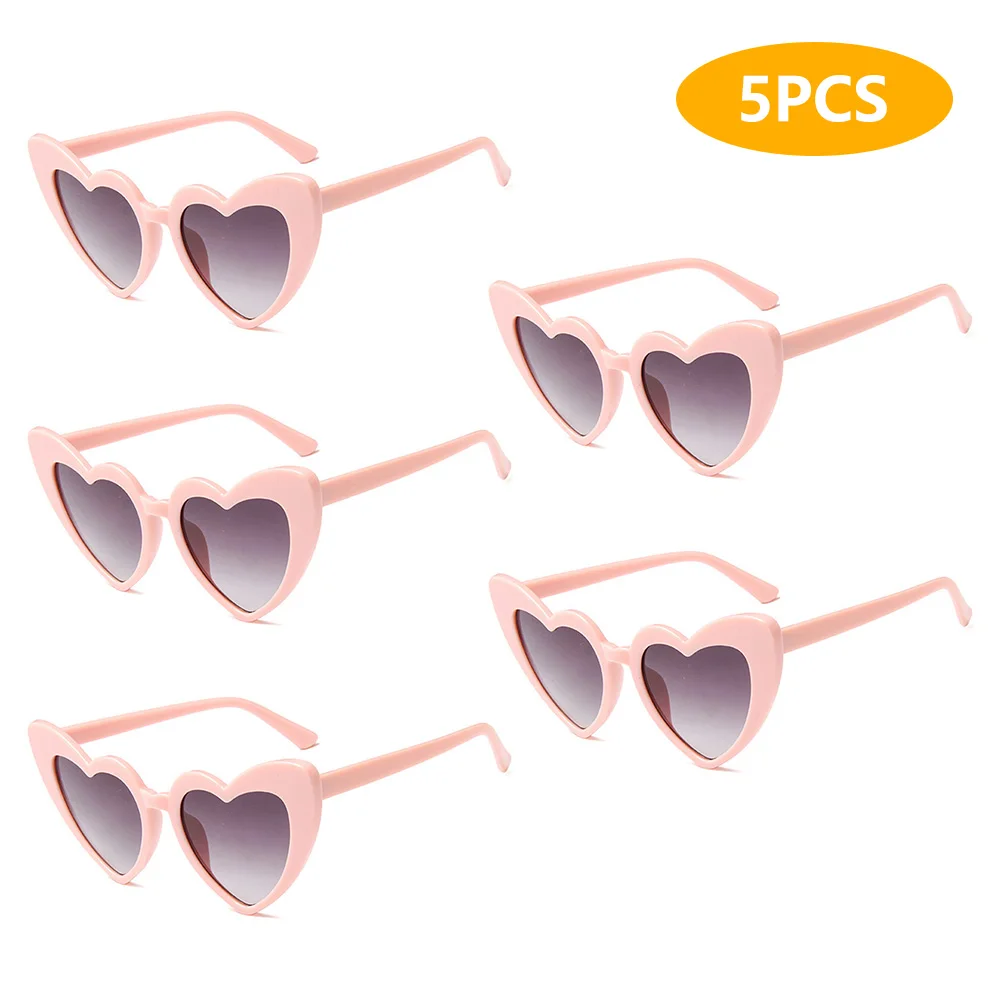 Love Heart Shaped Sunglasses Women Fashion Cute Sun Glasses Party Sunglasses Wedding Bridal Shower Decor Heart Shaped Glasses