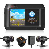 VSYS S2 S2F S2L Dual 1080P Motorcycle DVR Dash Cam SONY Starvis TPMS Parking Mode Waterproof Motorcycle Camera WiFi GPS