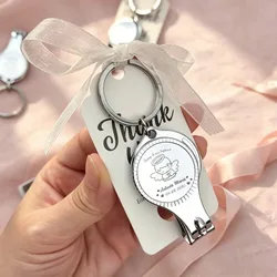 10/20pc Personalized Baptism Favor Baby Christening Gift For Guests Nail Clipper Keychain Bottle Opener First Communion Souvenir