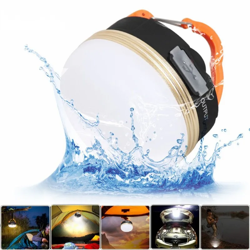 LED Portable Outdoor Lighting Powerful Lantern Camping Tent Hiking Night Hanging lamp Emergency Lamp Usb Rechargeable Light