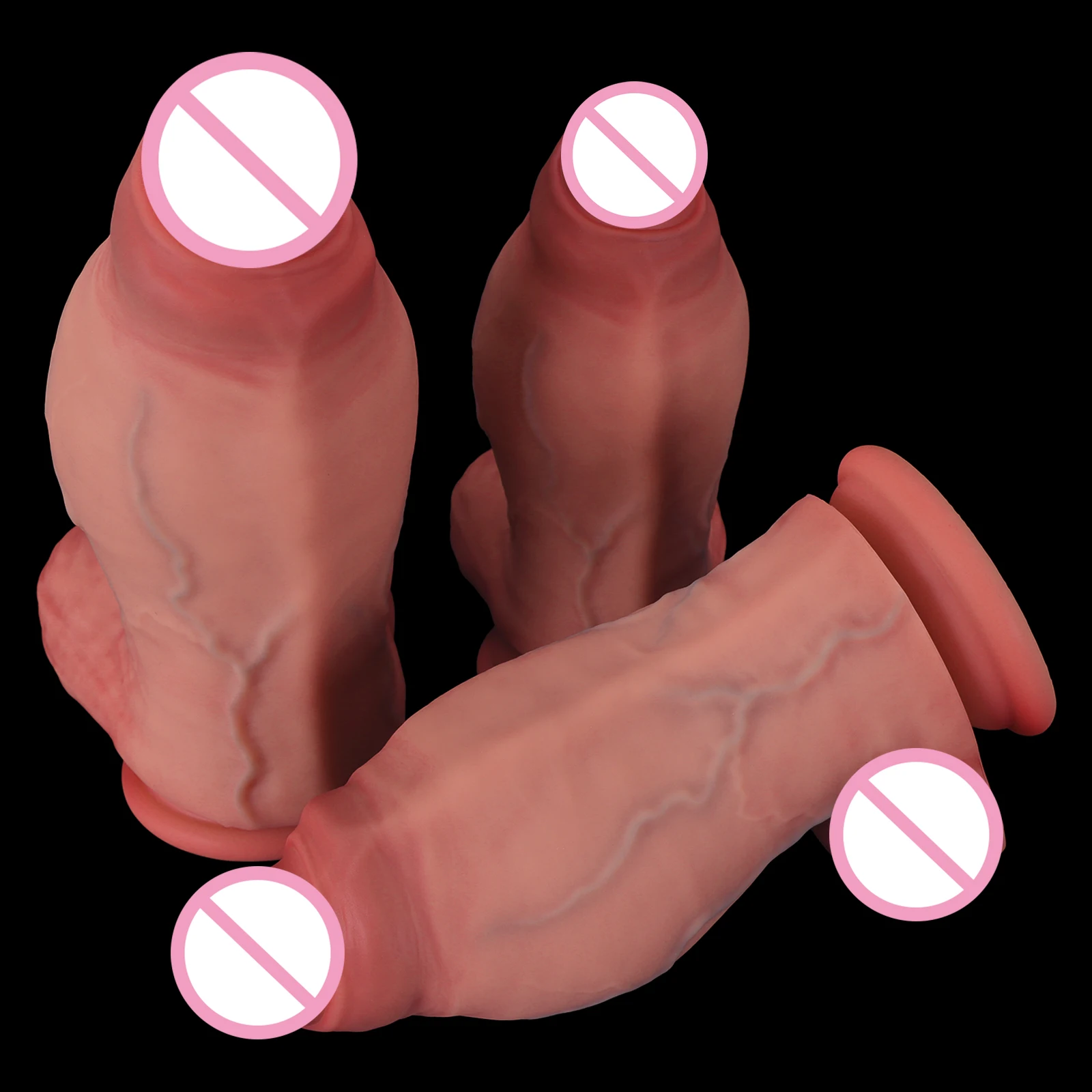 D10cm/4.25in Big Dildo Silicone Thick Dildo Huge Large Knot Long Suction Cup Anal Dildo Penis Adult Sex Toys For Women Men Gay