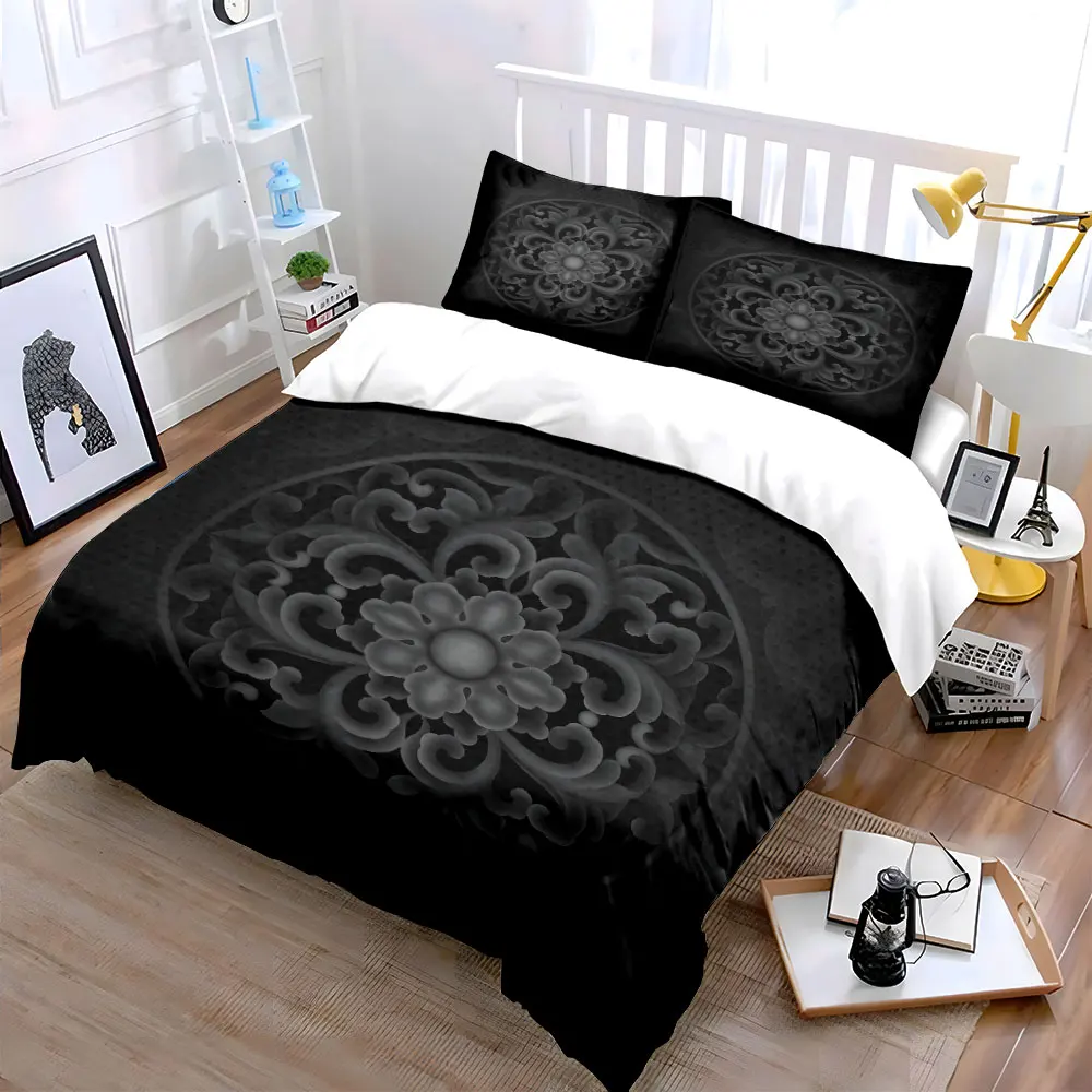 Floral Decorative Set for Home Multiple sizes kid's and adults' bedroom Exquisite 3PC bedding set, gift