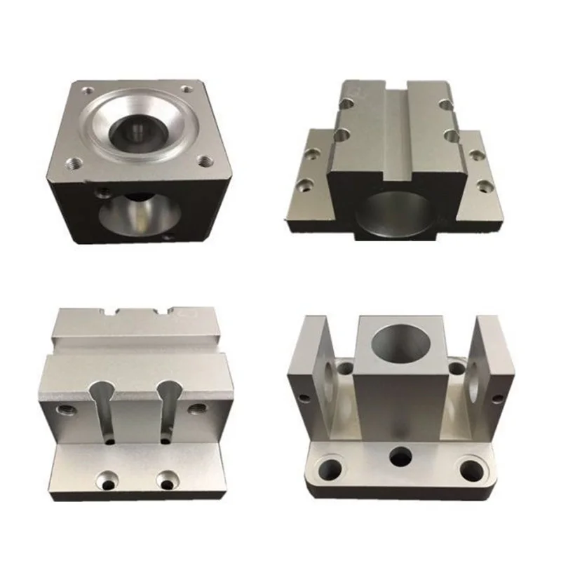 Kundenspezifische CNC-Mikroteile aus klar eloxiertem Aluminium für die mechanische Geräte