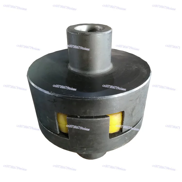 Elastomeric coupling, drive shaft, machine pump, high speed link, housing clutch, three-jaw reducer, polyurethane
