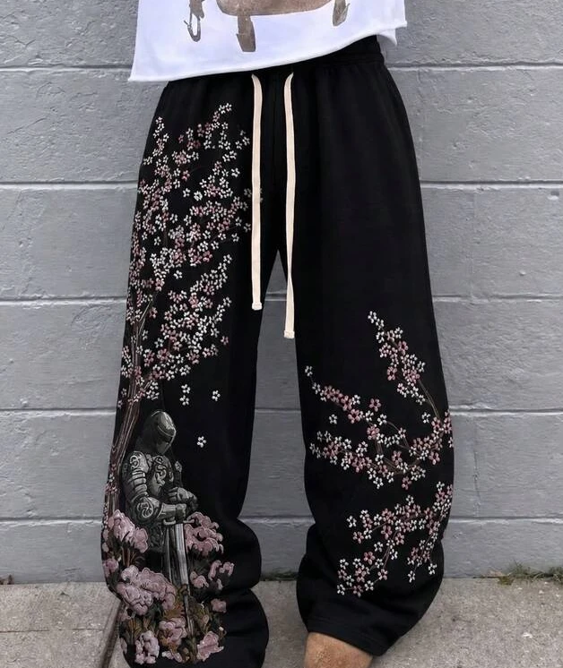 2026 Sommer Mode Neu Hip Hop Gothic Battle of The Dragon 3D-gedruckte Streetwear Freizeit Sport Outdoor Jogginghose Groß – Detail 5
