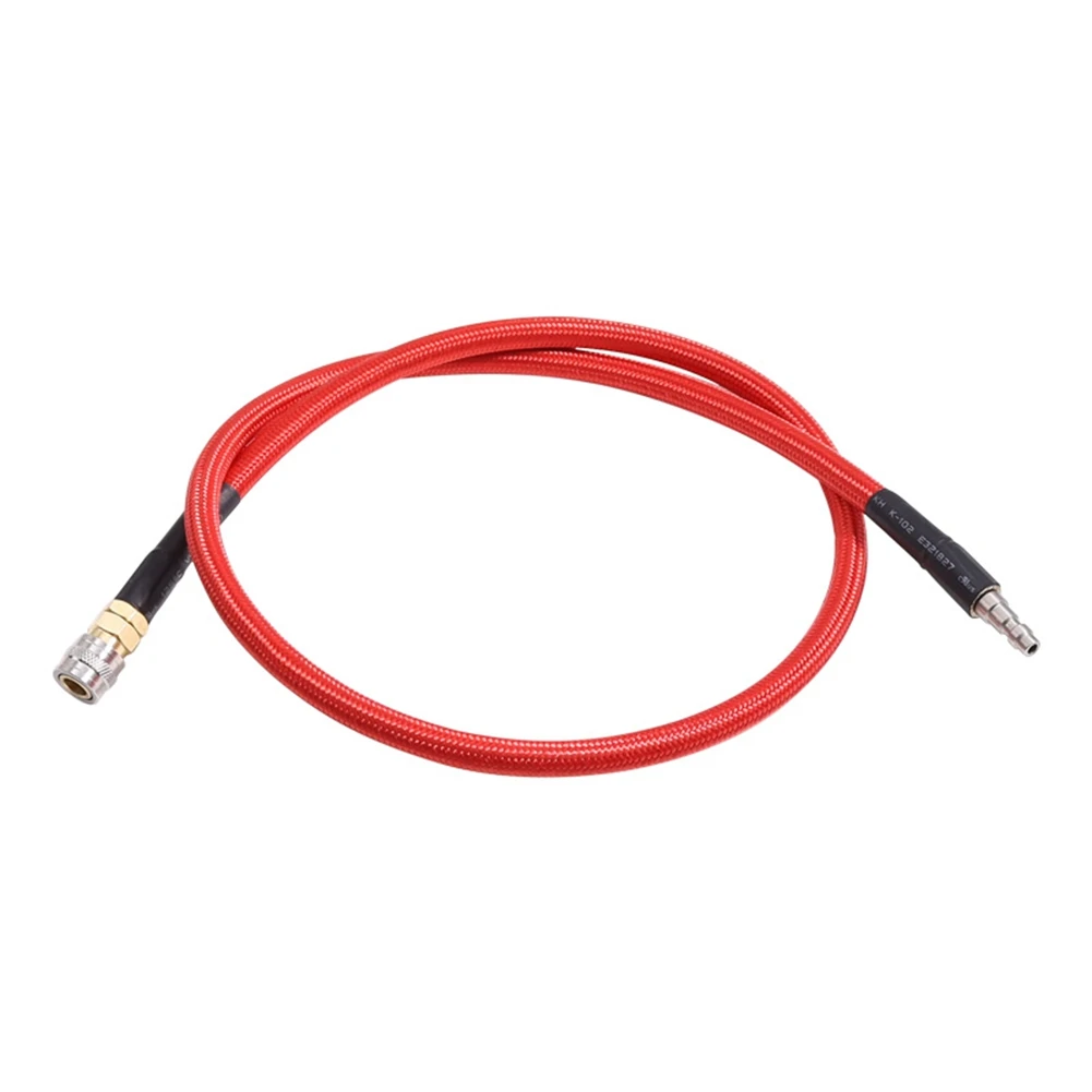 【new-user-coupon-】hose-remote-line-airsoft-air-hose-remote-line-with-us-foster-qd-40-inch-low-pressure-max-300-psi-red
