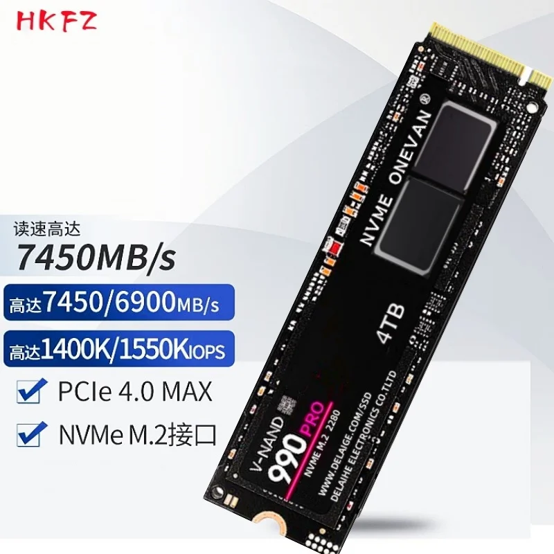 M.2 990 pro 4TB 2TB 1TB 2280 Hard drive disk NVME 2.5 inch ssd TLC 5600MB/s internal Solid State Drives for laptop and desktop