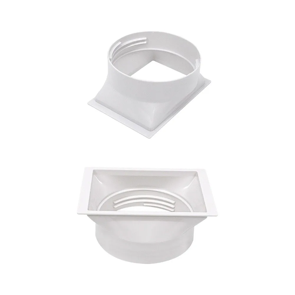 ABS PP Square Connector Hose 5.9 Inch Diameter for Portable Air Conditioners Telescopic Design Lightweight and Sturdy