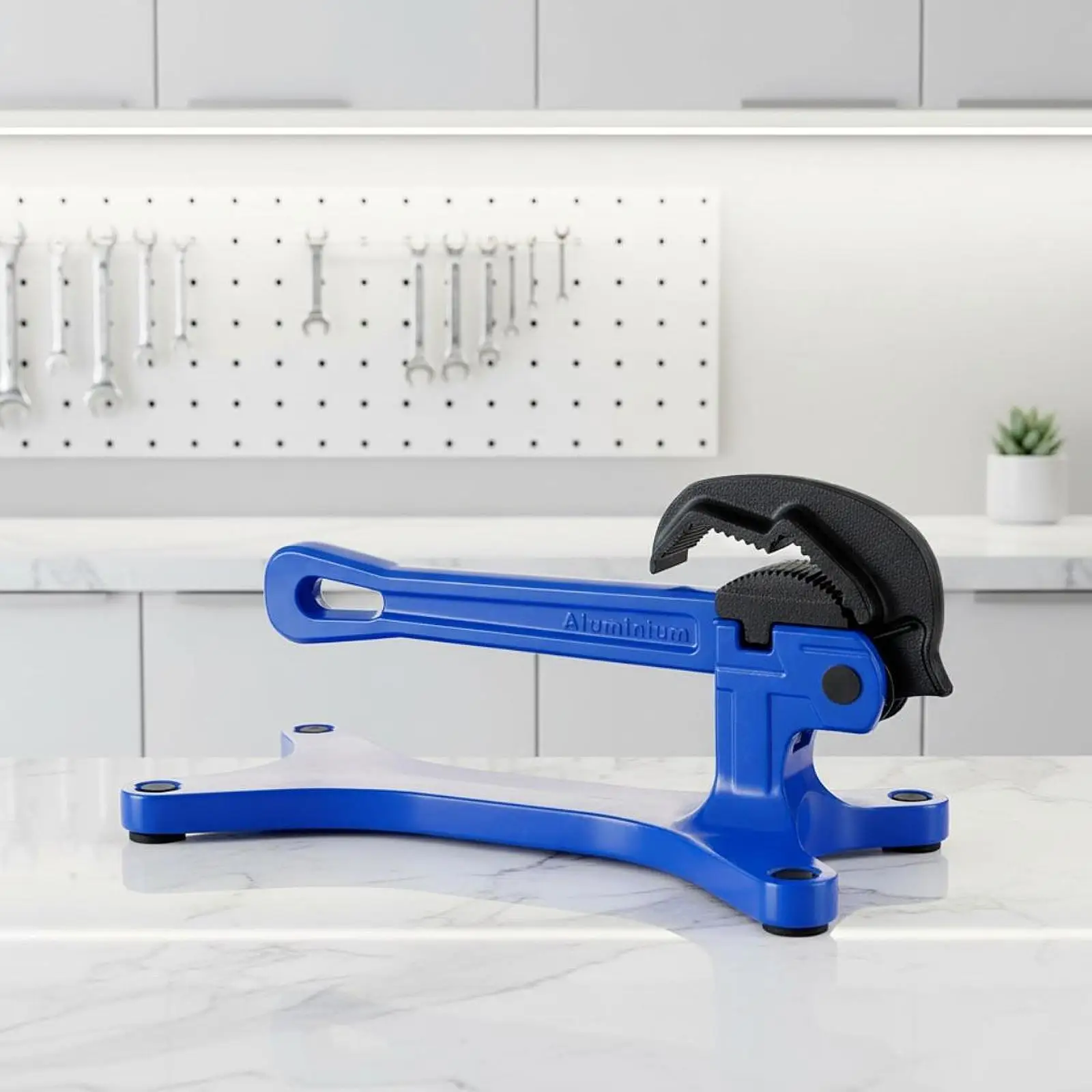 Heavy Duty Pipe Vise Lightweight Aluminum Handheld Clamp Adjustable Pipeline Support for Workshop Use
