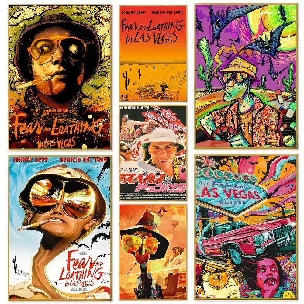 Film F-Fear Loathing Las Vegas Poster Paper Print Home Livin