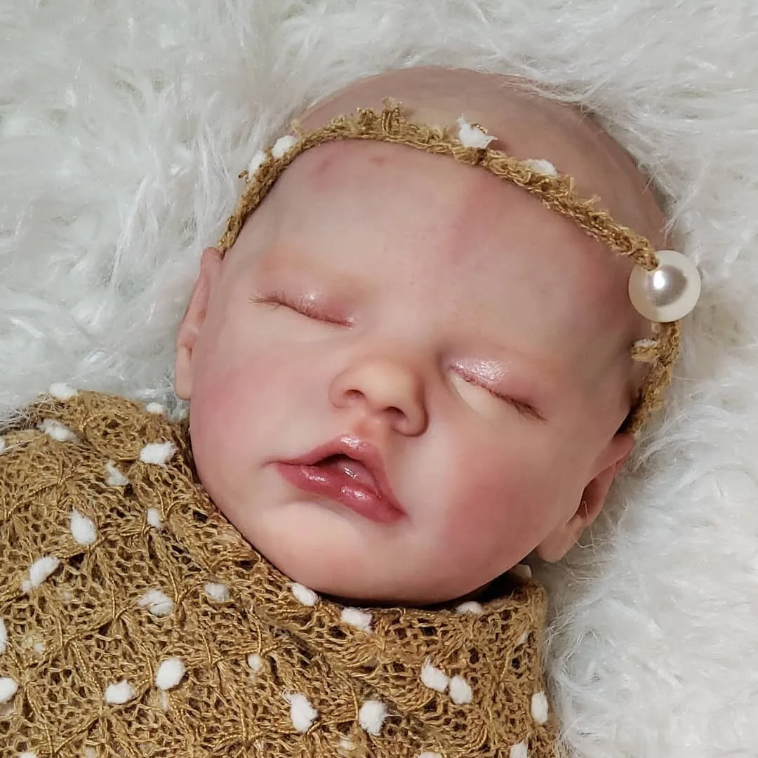 17 Zoll Reborn-Puppen-Bausätze, Twin B, realistisches Gesicht, DIY, unvollendete, unbemalte Vinyl-Neugeborenen-Teile, Reborn-Puppen-Form
