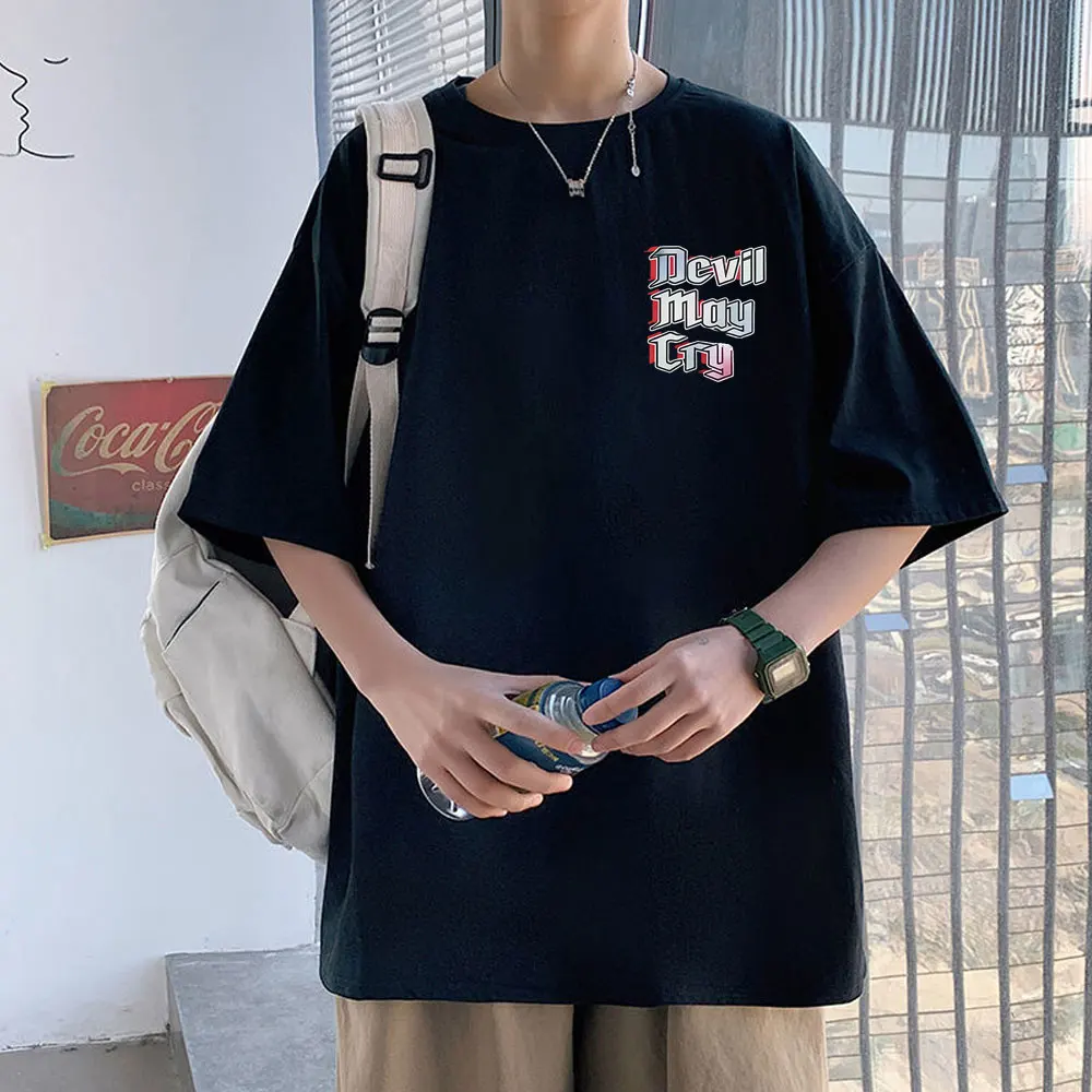 

Game Devil May Cry Vergil T-shirt Summer Men Women Soft Cotton T Shirts Male Gothic Oversized Streetwear Unsiex Casual Tshirt