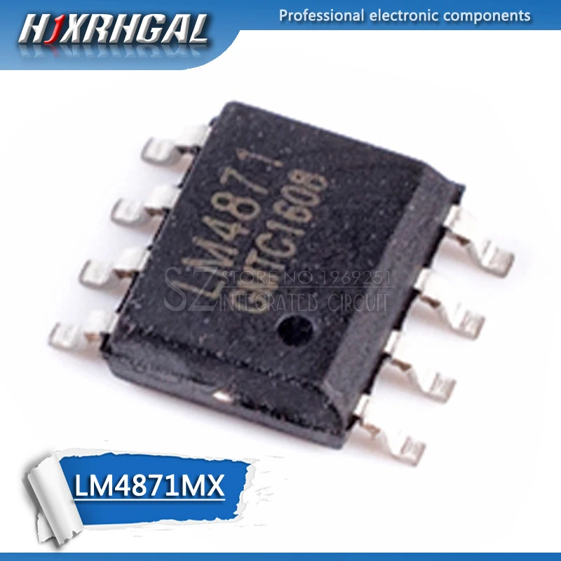 10pcs LM4871MX SOP8 LM4871 SOP 4871 3W Audio Ampli