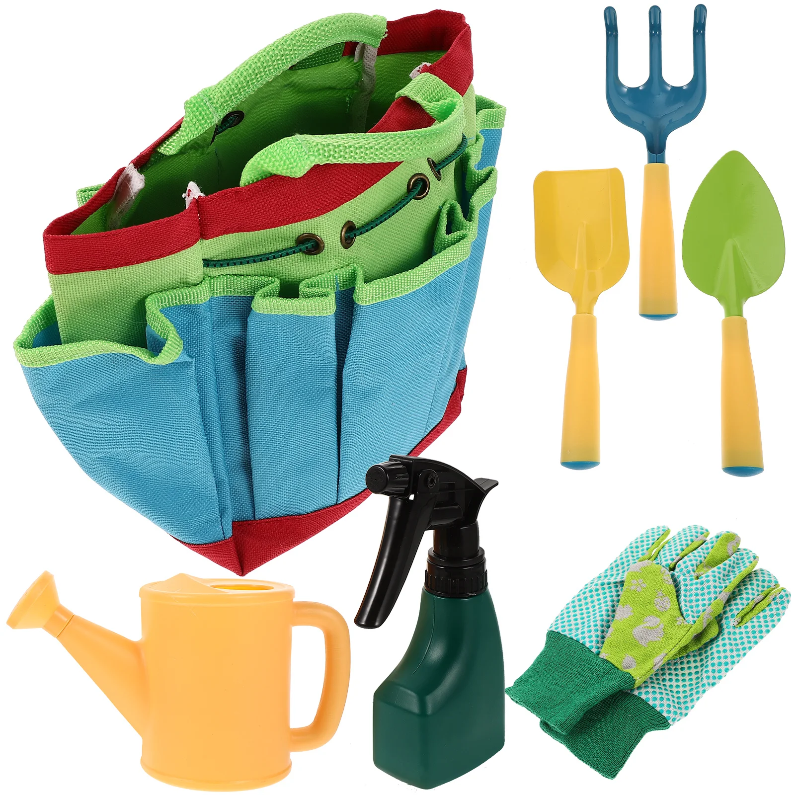 

1 set Kids Gardening Tools Set Lightweight Durable Outdoor Planting Toys Shovels Rakes Sand Digging Mini Kit Garden Supplies
