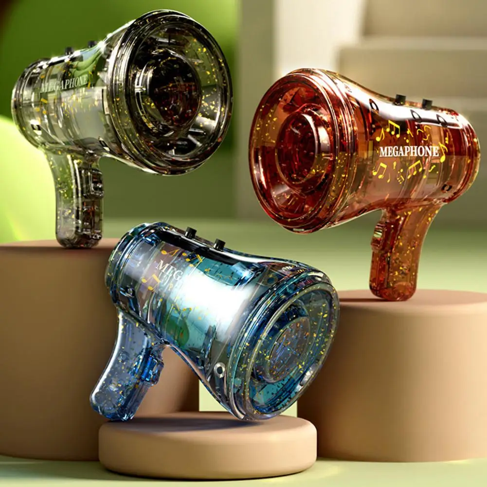 เครื่องบันทึกเสียงแบบพกพา Mini Horn พวงกุญแจบันทึกลําโพงมือถือเครื่องเล่นเพลงกระเป๋าจี้เสียงสําหรับงานปาร์ตี้สําหรับเด็ก