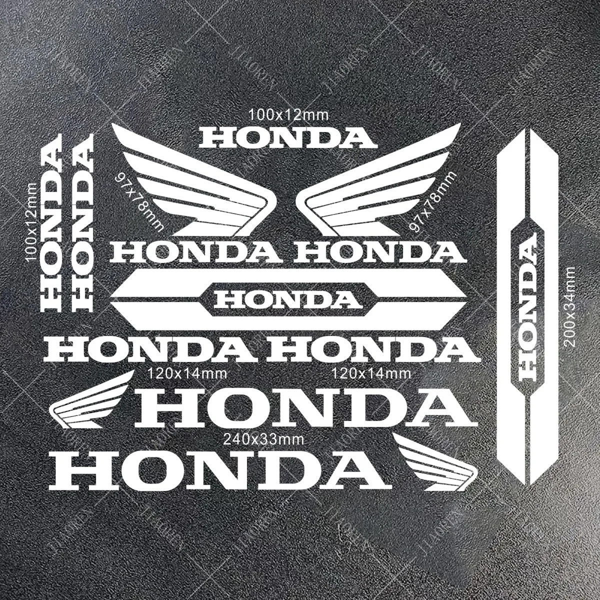 

Vinyl Honda Sticker Logo Motorcycle Tank Helmet Bike Decal