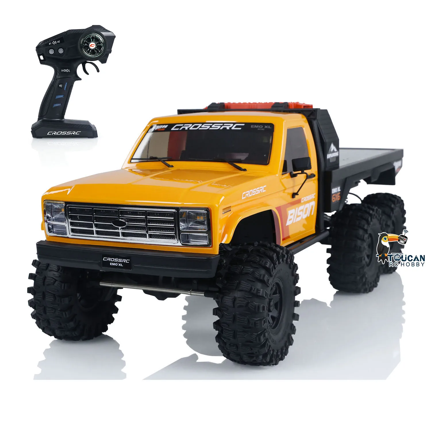 

6x6 CORSSRC EMO XL 1/8 RC Rock Crawler 6WD Пульт дистанционного управления Внедорожники Модель электромобиля Игрушки Радио Мотор Звук ESC