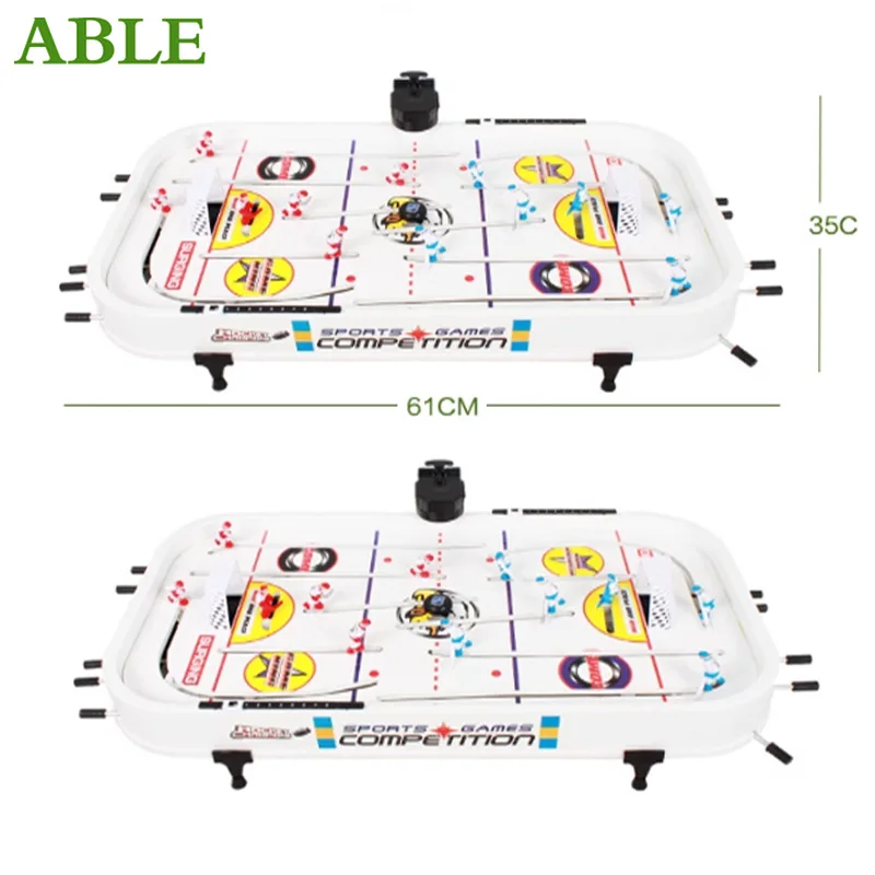 Mini Ice Hockey Table Game Console Desktop Decoration Arcade Game Suitable for Retro Games With music and manual scorer