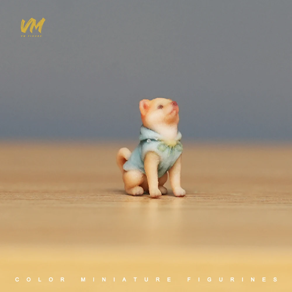 Realistyczne figurki psów w skali 1/64 1/43 1/24 1/18, zwierzęta domowe, pozycje: kucanie, leżanie, druk 3D, model figurki, rekwizyt, kreatywne dekoracje, rękodzieło.