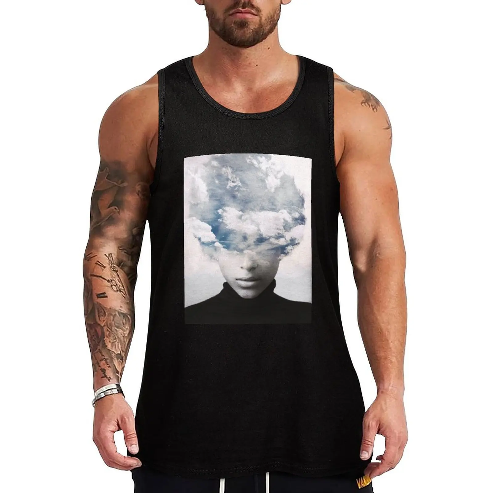 

clouds Tank Top sleeveless vests t-shirts for men sports vest