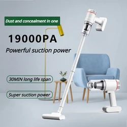 19000Pa Car Vacuum Cleaner Wireless Handheld Strong Suction 360° Rotation Home and Car Dual-Use Portable Cordless Vacuum Cleaner