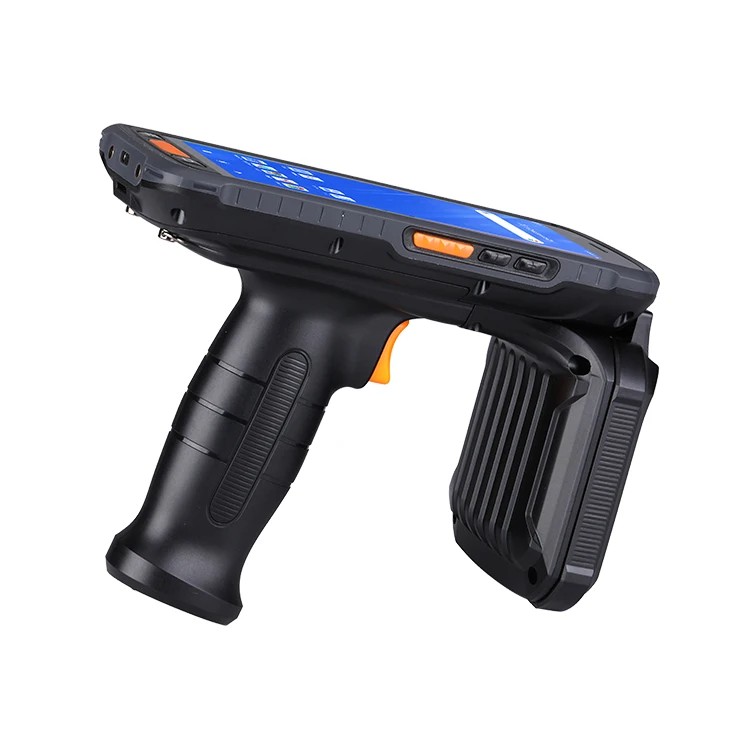 

RFID UHF Portable Android Mobile Barcode Scanner With 5.5 Inch Touch Screen Rugged Wireless PDA Handheld Computer In Stock