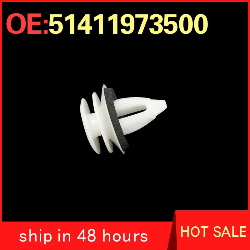 51411973500 FOR BMW 3 Series 5 Series 7 Series Car Bumper Fender Push Clamp Plastic Cassette Sealing Ring Door Plate Fastener