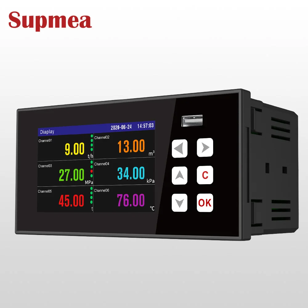 

16 channel 4-20ma paperless recorder color display paperless recorder pid paperless recorder