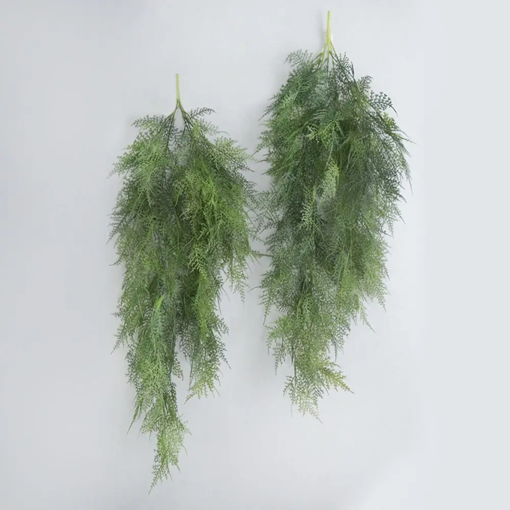 

90cm Artificial Hanging Fern Plant Realistic Elegant Green Plant Leaves Plastic Fake Hanging Plants Home Garden Decor