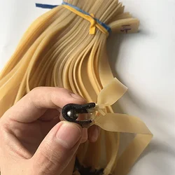 Rubber Band High Quality Latex Hunting Slingshot Accessories High Elasticity Outdoor Tool 1.5/2mm Rubber Band Wide Thick