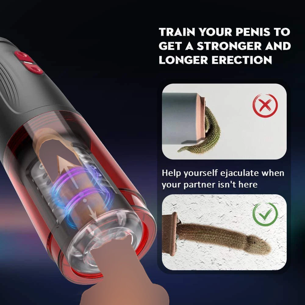 Masturbation Multiple Modes Aircraft Cup Artificial Vagina Stimulate Machine Penis Stimulation Automatic Male Mastubator Sex Toy