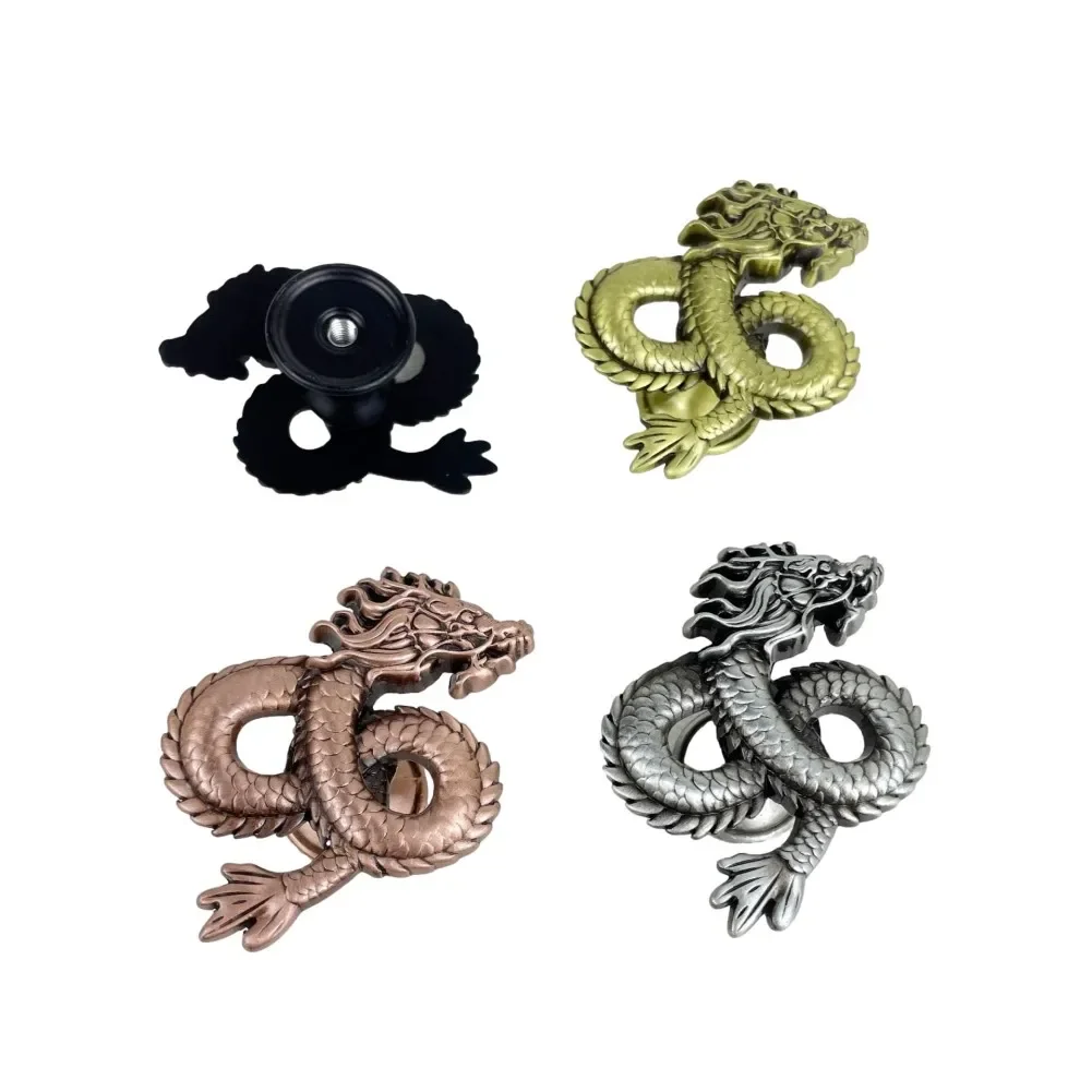 Zinc Alloy Cabinet Handle in Dragon Shape for Doors and Furniture Metal Knobs Designed for Children's Room Decoration