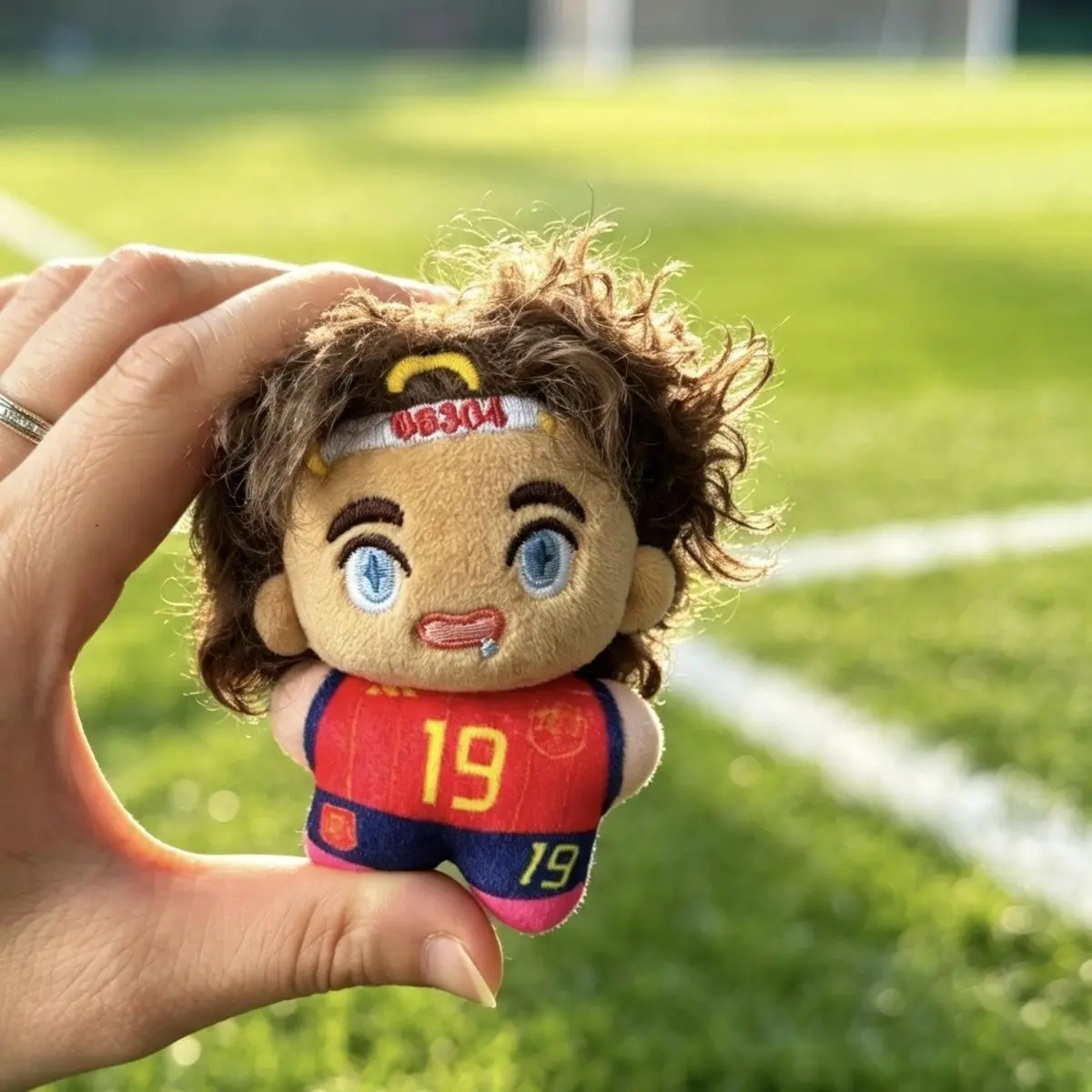 Haaland Bellingham Baumwollpuppe 7,5cm Mini Plüschtier Weltmeisterschaft Souvenir Sammlerfigur Anhänger Taschenanhänger Geschenk für Fans – Detail 9