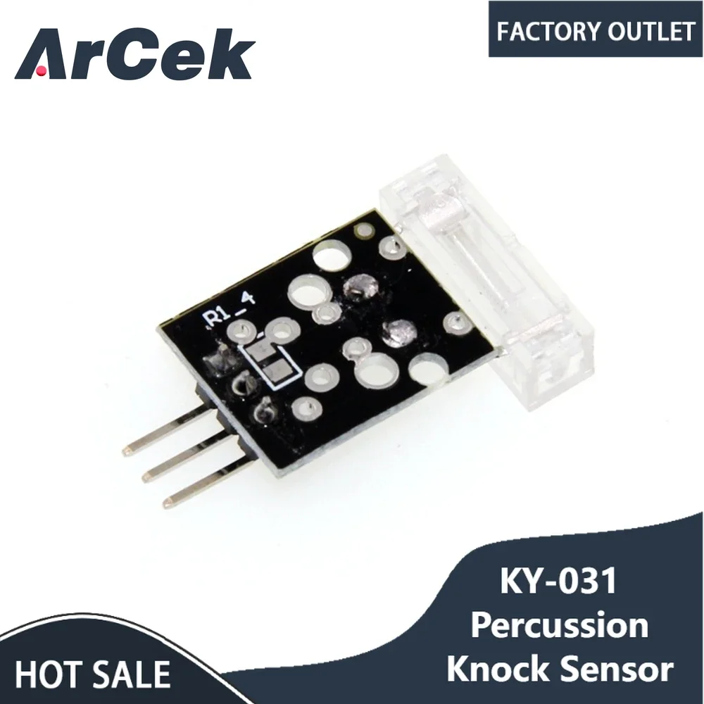 Knock Sensor Module for Arduino 3pin KY-031 Percussion Knocking Knock Sensor Module Diy Starter Kit KY031