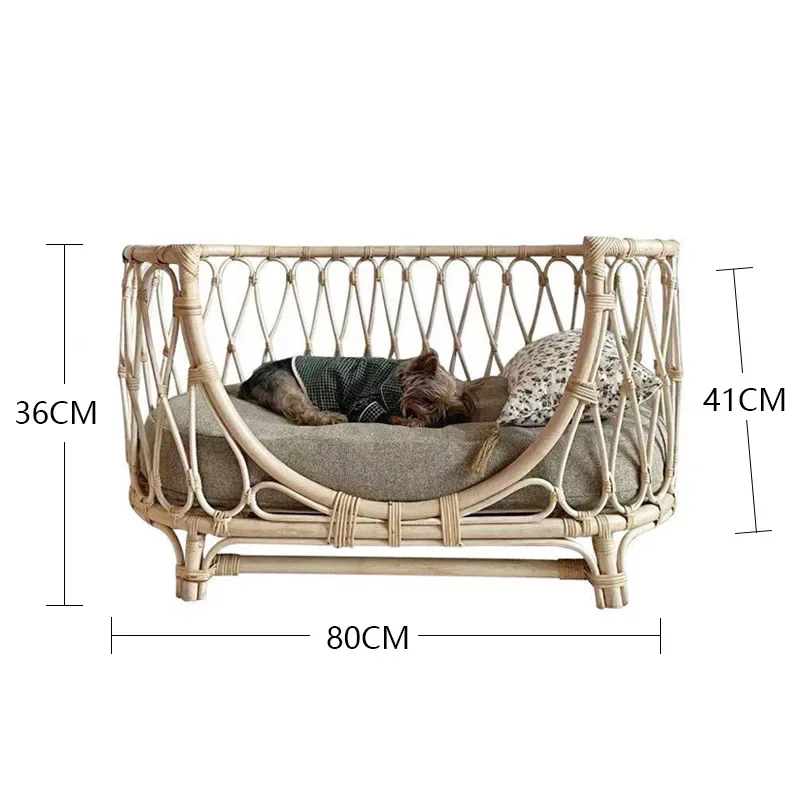 

and medium-sized dogs in all seasons, Teddy Bigbear pets, summer rattan cold beds, luxury cat nests, Shiba Inu dog beds