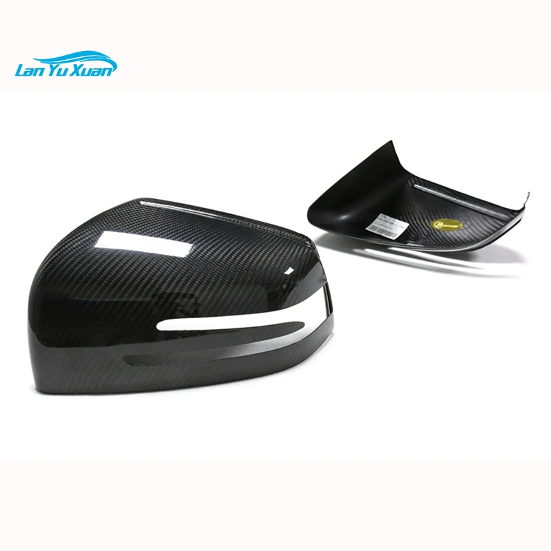 

W204 Style Carbon Fiber Fibre Side Mirrors Cover Caps Fit For Mercedes Benz A B C E S CLA CLS GLA K Class