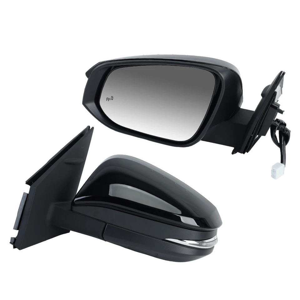 Kool Vue Heated Right Side Mirror For 2016-2018 Toyota RAV4 – W/ Signal Light, BSD, & Camera Hole