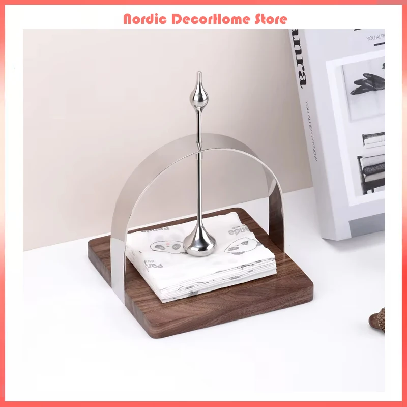 

Home Decoration Accessories Storage Box Organizer Tissue Box Holder Luxury Napkin Dispenser Wood Tissue Box Paper Towel Holder