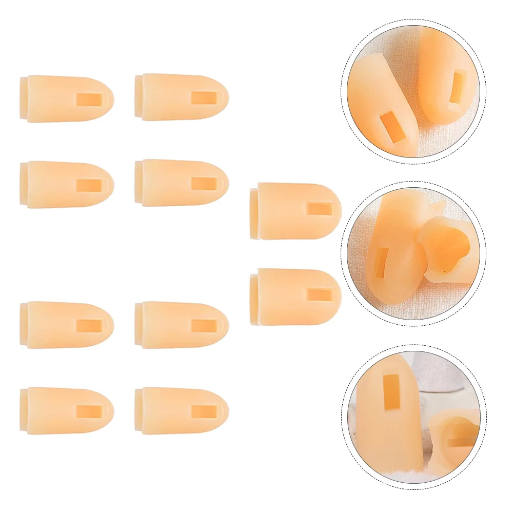 

10 Pcs Nail Fake Gloves Manicure Supplies Prosthetic Hand Fingers Artificial Tips Abs