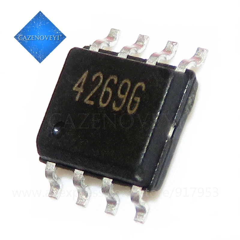 High quality seller 10pcs/lot TLE4269G TLE4269 4269G SOP-8 Linear regulator chip In Stock