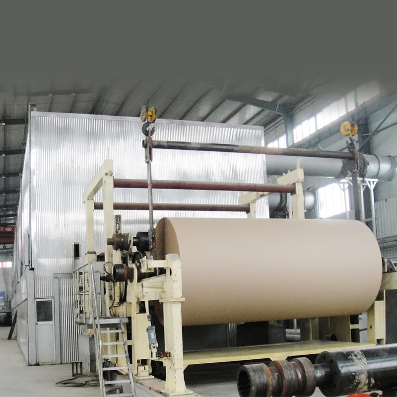 Factory Sales Fluting Corrugated Paper Production Line Professional Manufacturer 5-20-Ton Kraft Fluting Paper Making Machine