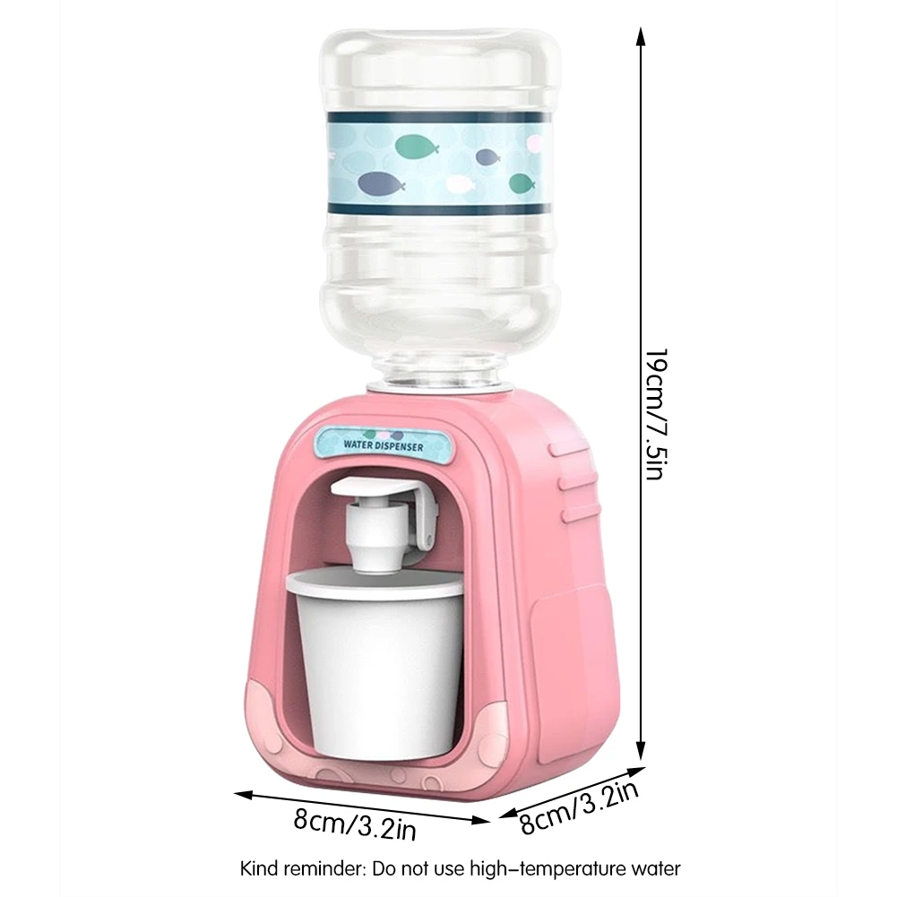 1PC Children's Mini Water Dispenser Toy Cartoon Water Dispenser Rotatable And Detachable Cartoon Interactive Kids Toys Gift