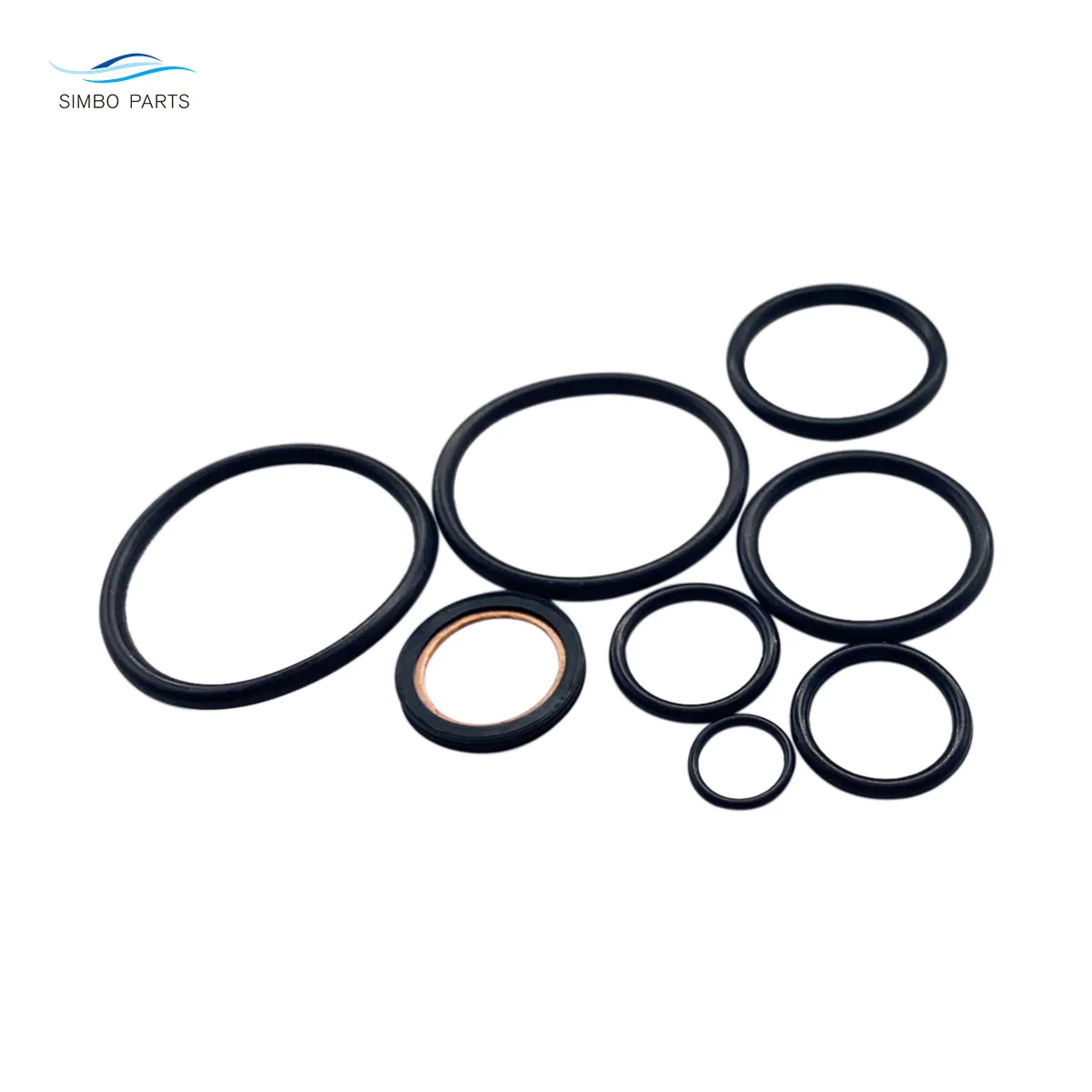 25-87400A2 Power Trim Seal Kit For MerCruiser R, MR, Alpha One, Alpha One Gen II And Bravo Trim Cylinders 87400 Sierra 18-2649