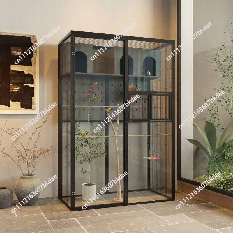 Bird cage extra large king parrot luxury villa transparent ecological outdoor peacock bird cage household