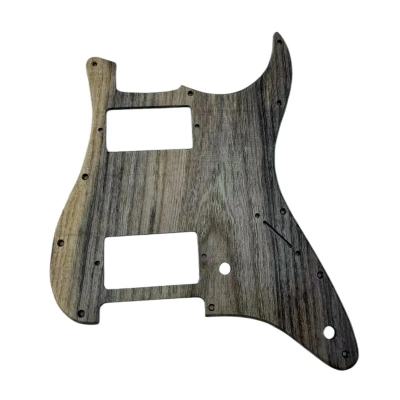 HH Electric Guitar Solid wood Pickguard Scratch Plate made Retro style for American Standard FD ST Style Guitar Part  11 Holes