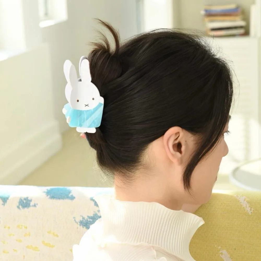 

Miffy Rabbit Claw Clip Hair Clip Cartoon Cute Kawaii Hair Ornament Fashion Accessory Girl Student Hair Styling Gift Toys