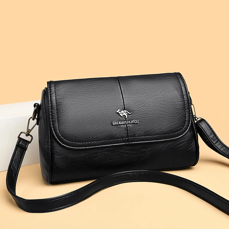 

2025 модная женская кожаная сумка через плечо с небольшим клапаном, элегантная сумка-кошелек для женщин, повседневное повседневное использование, легкий вес