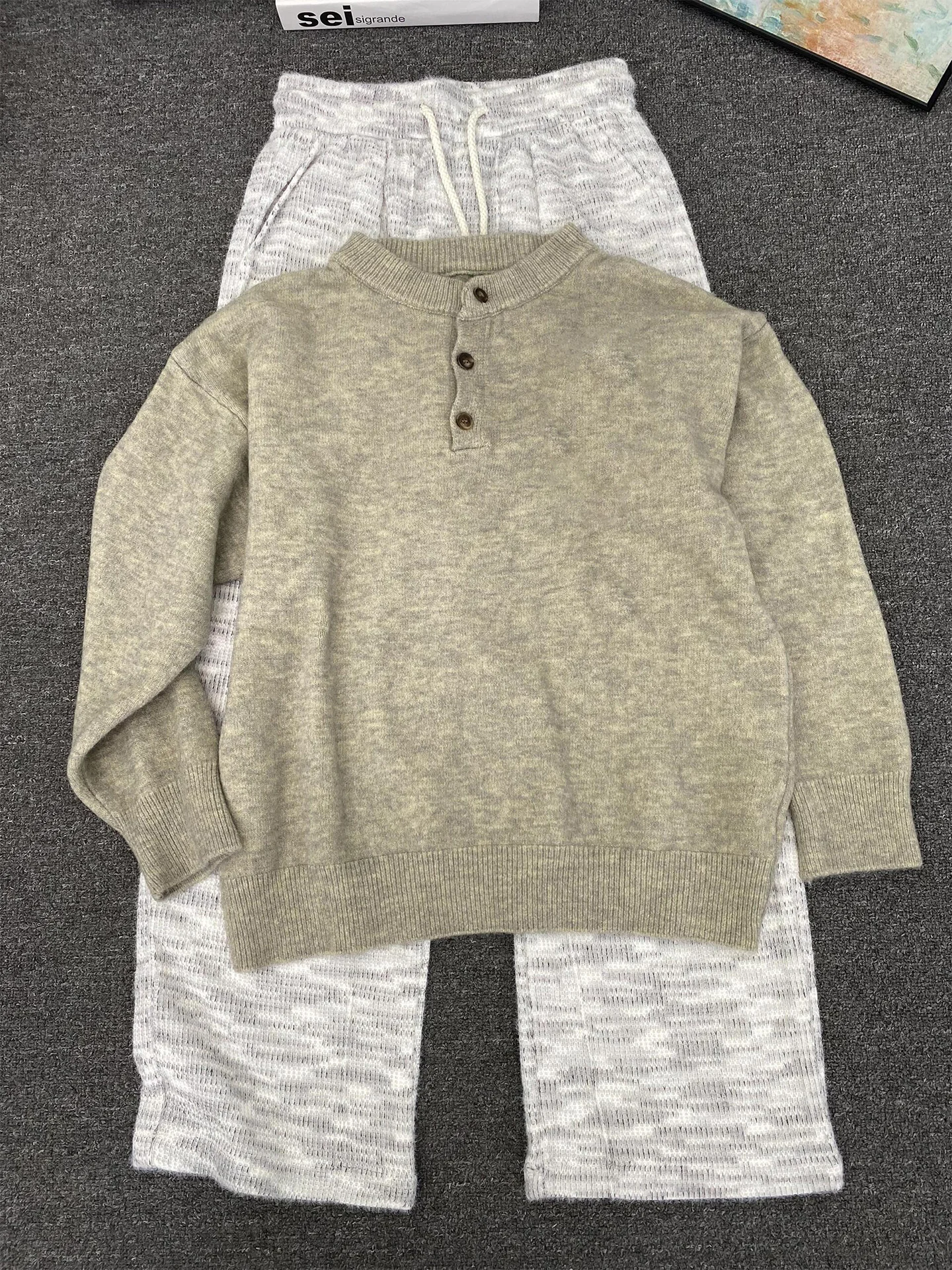 

Мужской свитер Cleanfit Soft с воротником-стойкой, вязаный, повседневный, осенний, комфортный базовый слой