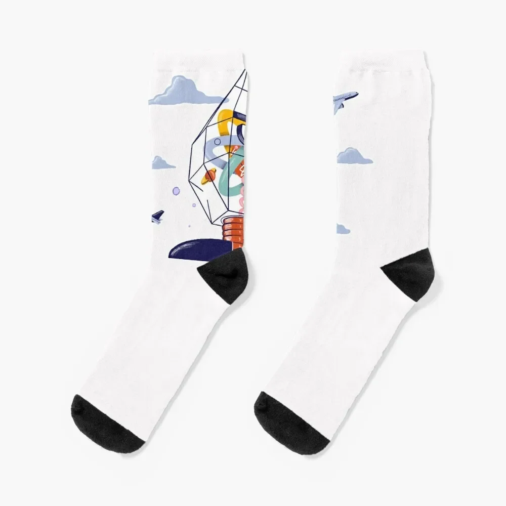 

Living with BSO Alan Parsons Socks Wholesale happy Ladies Socks Men's