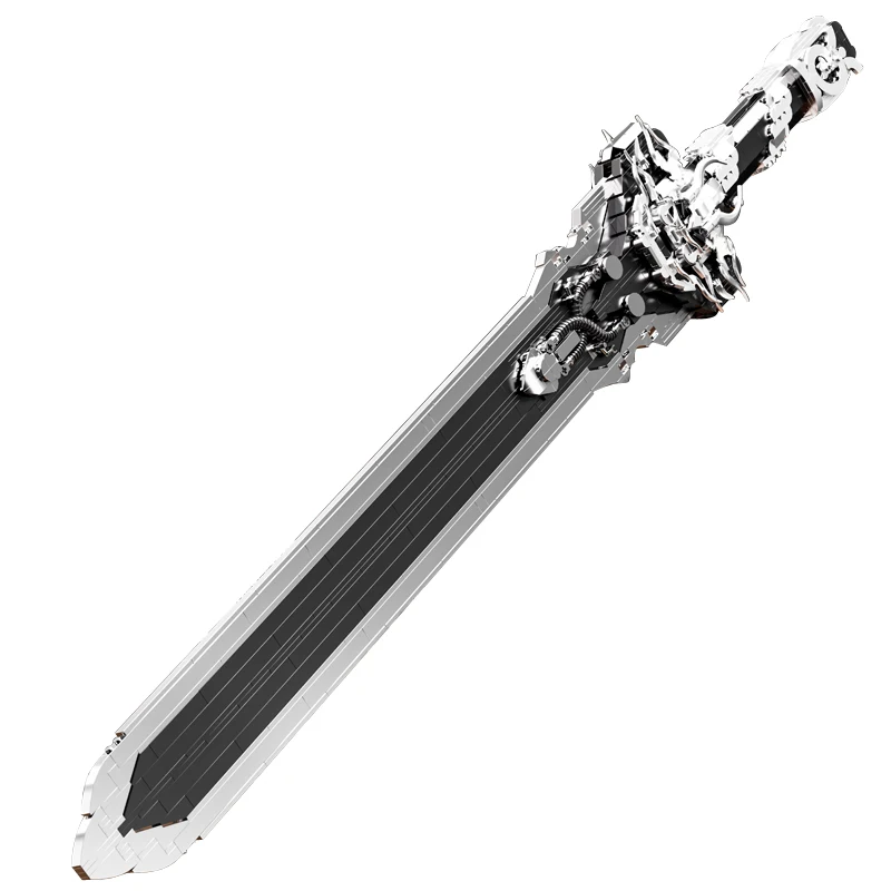 

Large size 92CM Longquan sword Tang ring knife Suxin sword children's educational model assembly building blocks toy sword